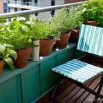Home 6 텃밭 소규모 농업 창업 지원 정책 - **Prompt:** A vibrant, flourishing urban balcony garden on a sunny day. The balcony, once bare, is n...