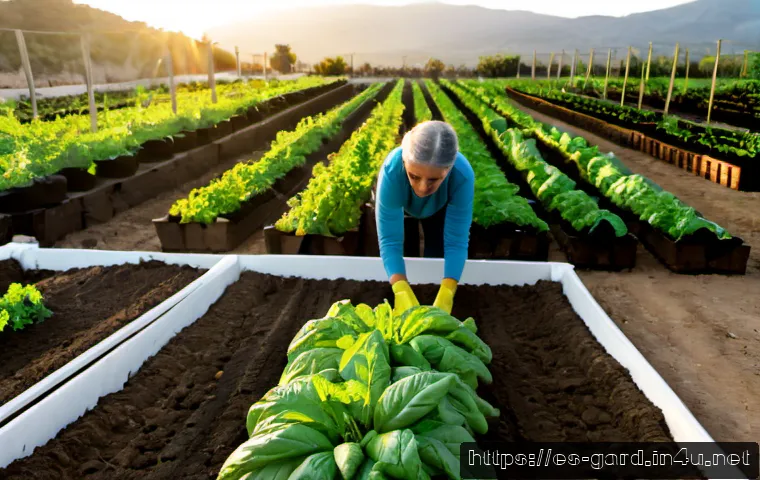 텃밭 소규모 농사 창업 사례 - Photorealistic small-scale vegetable farming startup in rural Spain, an experienced middle-aged Span...